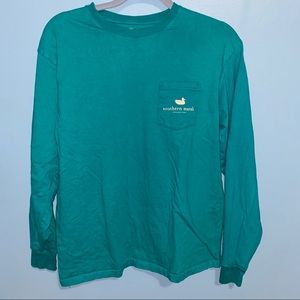 Medium green Southern Marsh long-sleeve t-shirt
